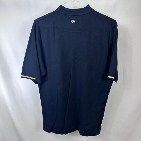 Cutter And Buck, M Mens short sleeve shirt, Navy Blue, Cessna Citation - Picture 2 of 10